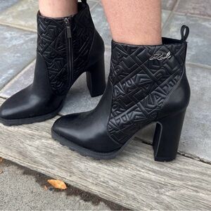 KARL LAGERFELD High Heel Ankle Boots